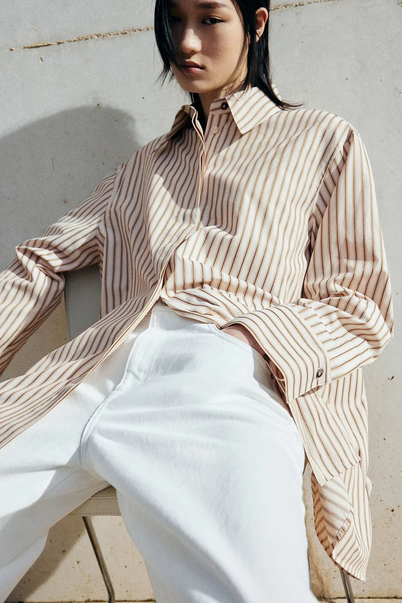 H&M Oversized twill shirt