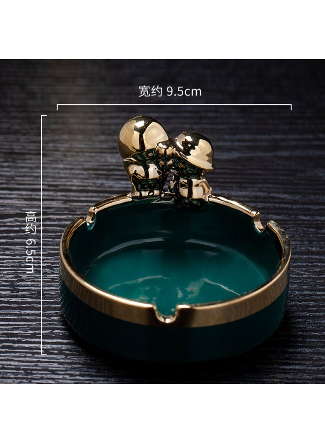 Ceramic Ashtray For Home Use, Cute, High-end, Light Luxury, Simple, Hotel Business Style, Simple Ashtray, Creative Ashtray
