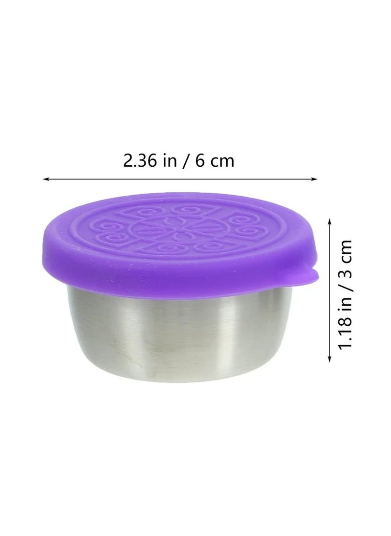 Stainless steel 3 pack 1.6 Oz Container To Go, Leak-proof and Reusable Dipping Sauce Cups with Lids, Small Condiment Containers for Snacks, Sauces, Dips and Spices - pzsku/ZEC936811F1864F34446CZ/45/_/1732715594/1d192a93-3563-424f-b970-16dabcc3e805