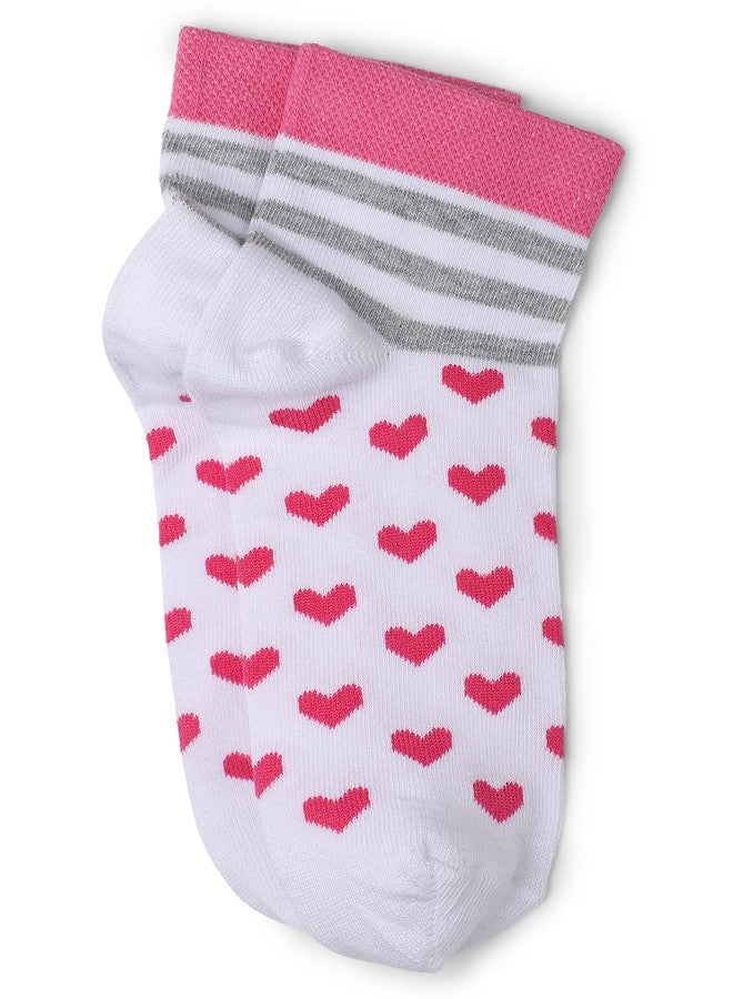 BODYCARE Girls Ankle Length Socks White - Image 2