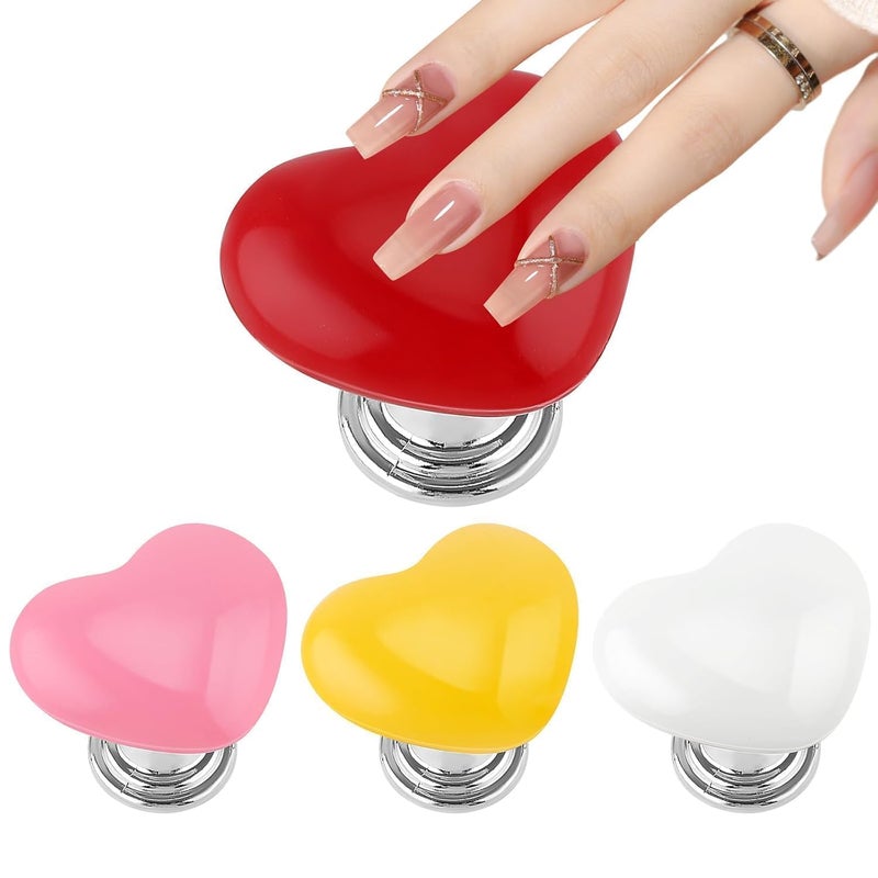 BIRZAR Heart Shaped Toilet Tank Button Flush Replacement Pusher For Protect Women Manicures Multifunctional Handle Holder TankDrawer Lid Helper Bathroom Decor Pack of 4 PCsMulticolor - Image 1