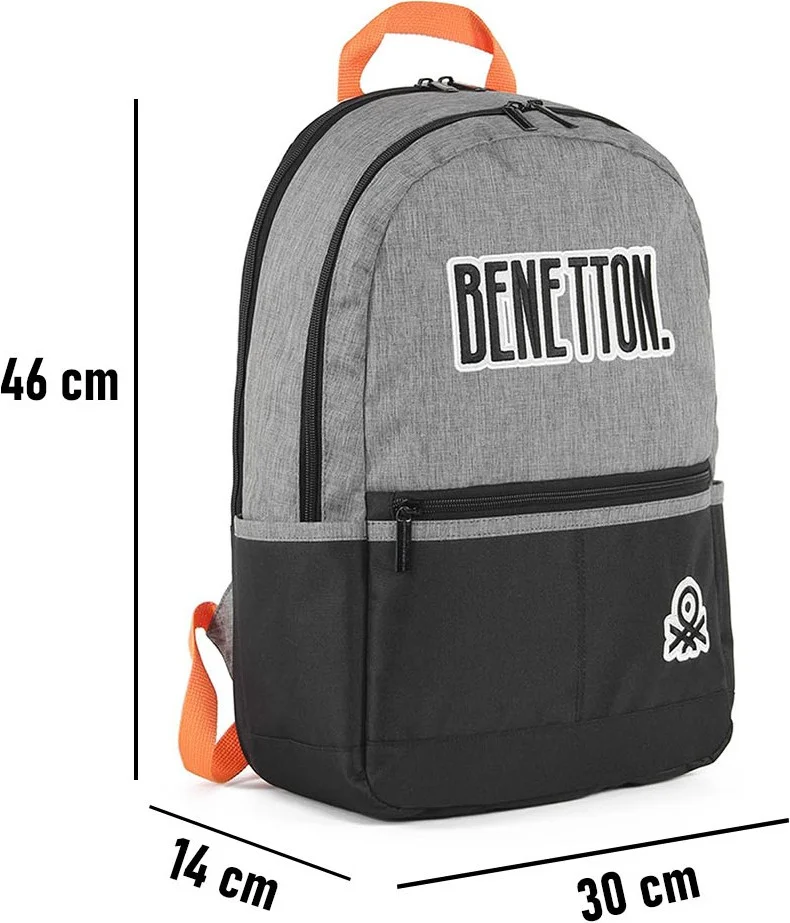 يونايتد كولورز أوف بينتيون . Double Compartment Backpack 03856