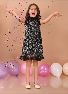 LILPICKS Sequin Partywear Dress 