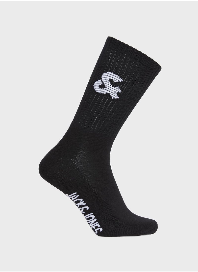 JACK & JONES - 2 Pack Tennis Socks - Image 1