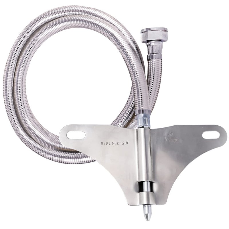 Vantage VAL - 138 Jet Spray Straight Stainless Steel, PVC & Chrome Plated Tube Heavy Duty Bathroom Accessory Easy To Use with Durable & Modern Design - Image 1