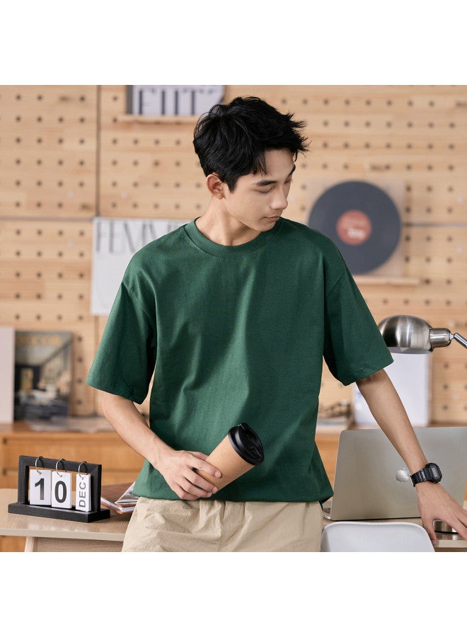 EPTISON summer Casual Short-sleeve T-shirt For Men, Couple's Loose-fit Versatile Youth Top - Image 5