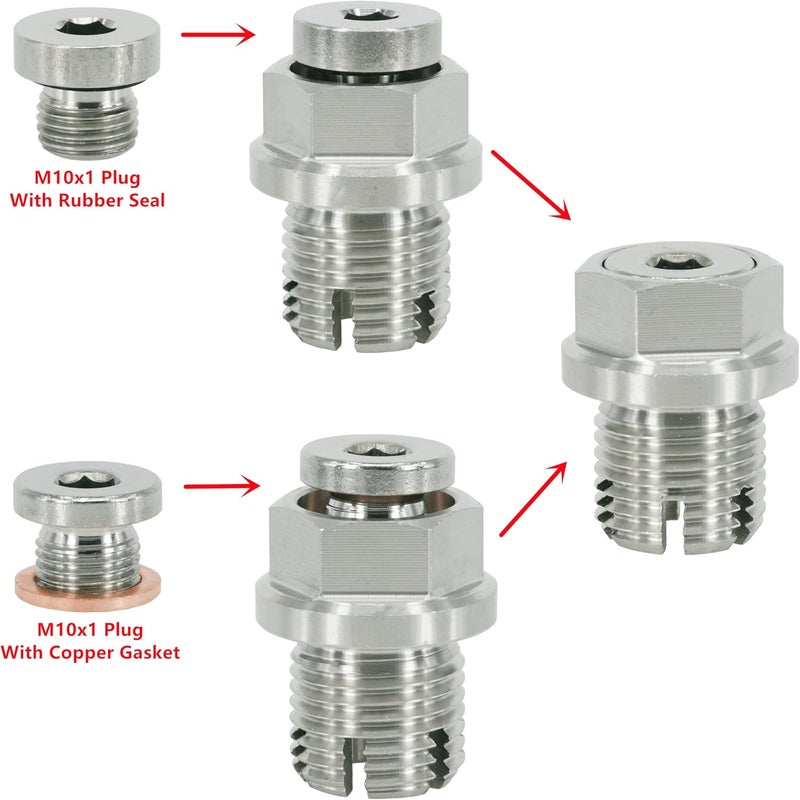 Dsnaduo M16.1-1.5 Oversize Oil Drain Plug Kit - Image 4