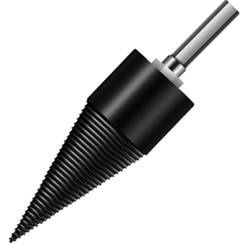 Wood Splitting Bit 50mm Three-In-One Square/Round/Hexagonal Shank High Hardness Wear Resistance - High Toughness Forged Firewood Chop Bit For Firewood Splitting, Home Fire Preparation, Outdoor Camping - Image 2