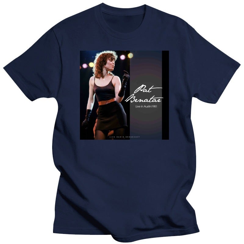 Heartbreaker Pat Benatar Print T Shirt Black For Mens - Image 3