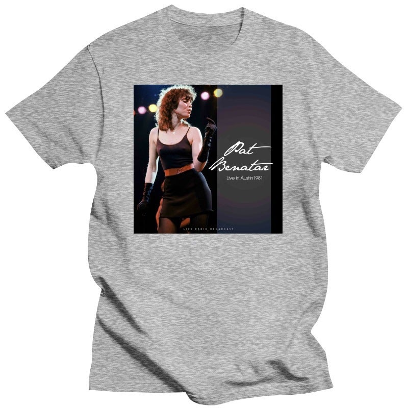 Heartbreaker Pat Benatar Print T Shirt Black For Mens - Image 4
