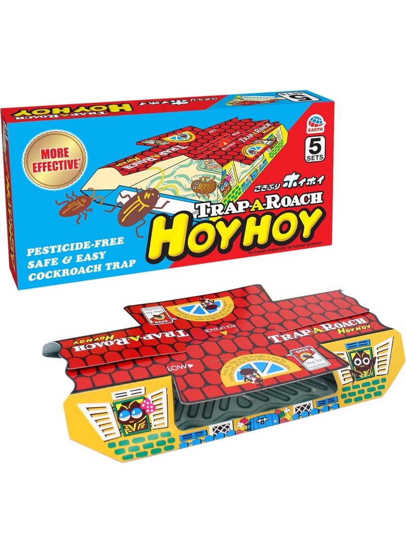 Hoy-Hoy HOY HOY Trap A Roach - 5 Traps  - Image 1
