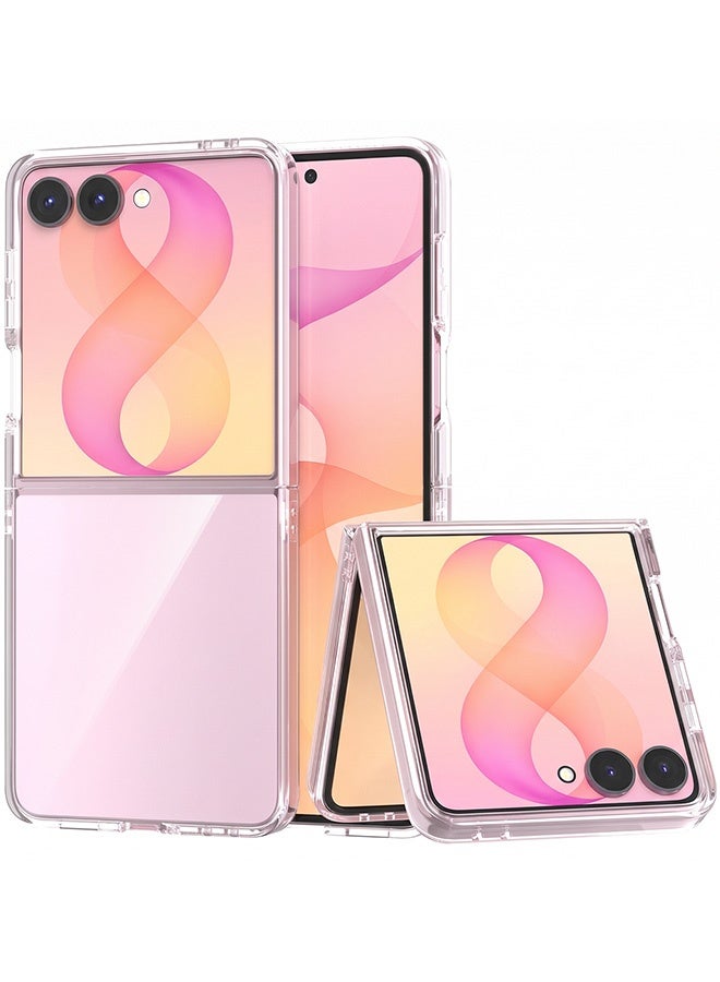 Tersely Clear Case for Samsung Galaxy Z Flip 8 5G (2026), Ultra Clear, Shockproof Crystal Protection, Anti-Yellowing, Wireless Charging Compatible