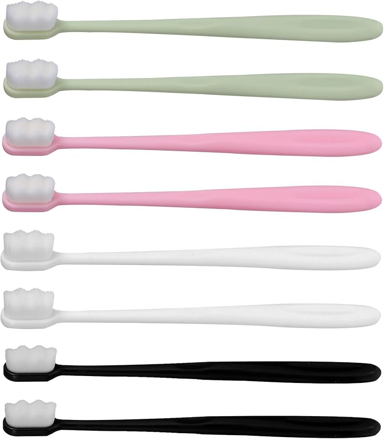 Ultra Soft Bristle Toothbrush Set 8 Pack For Sensitive Teeth And Fragile Gums - Image 2
