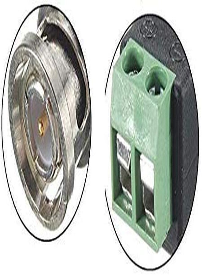 RIVER FOX 5 Set(5X Male DC + 5X Female DC + 5X Male BNC) 5.5mm x 2.1mm Male Female DC Power Connector, BNC Male Baloon Connector for Led Strip CCTV Security Camera Cable Wire Ends Plug Barrel Adapter - Image 4