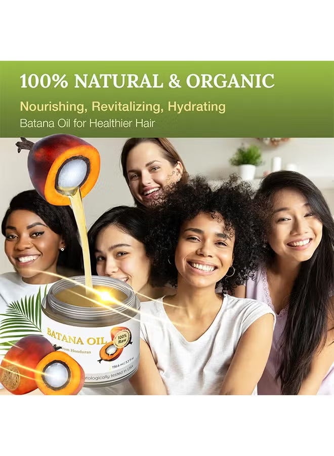 BabboSow Raw Batana Oil - 100% Natural And Organic Hair Growth Oil Solution For Men And Women, Raw, Unrefined, Enhances Thickness, Prevents Hair Loss - Image 2