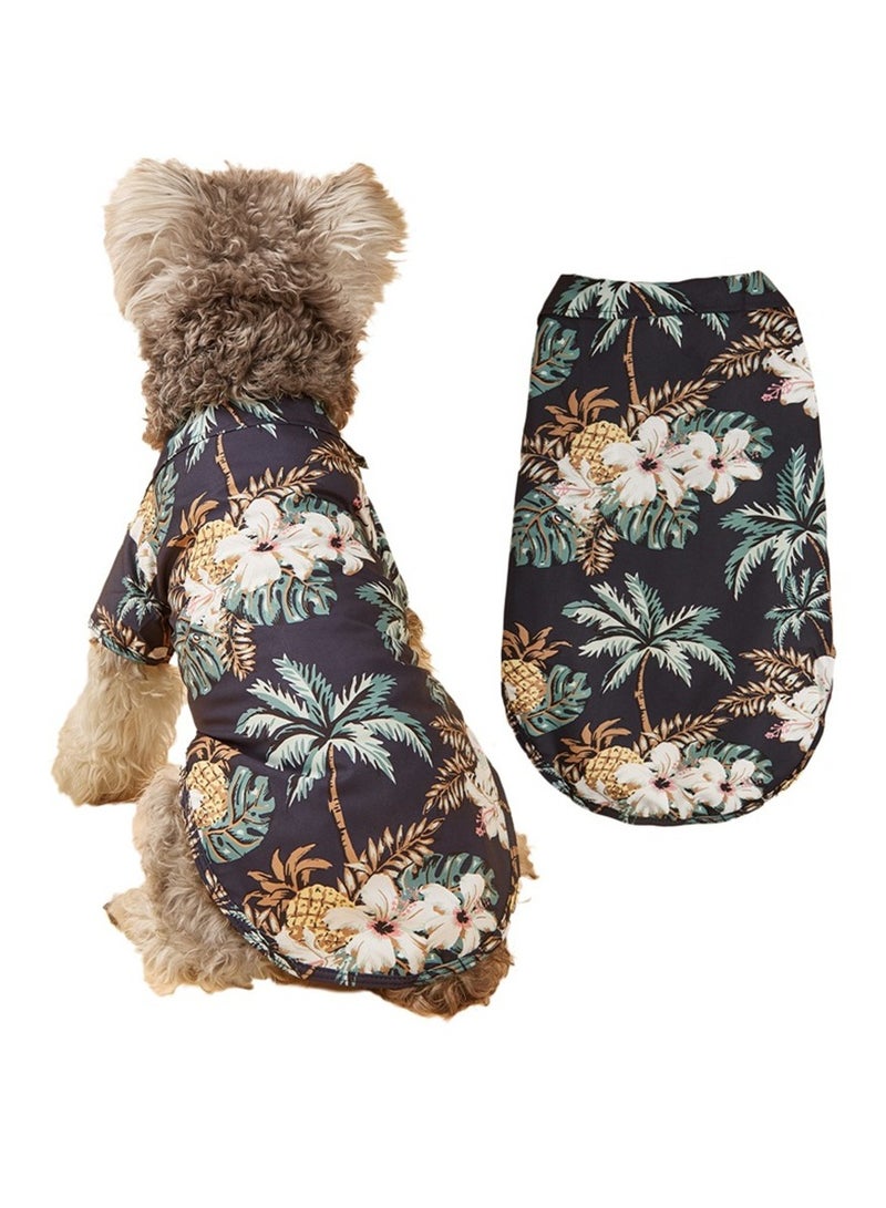 Loquat Squality Pet Dog Clothes Beach Shirts Casual Spring And Summer Clothes - Image 2
