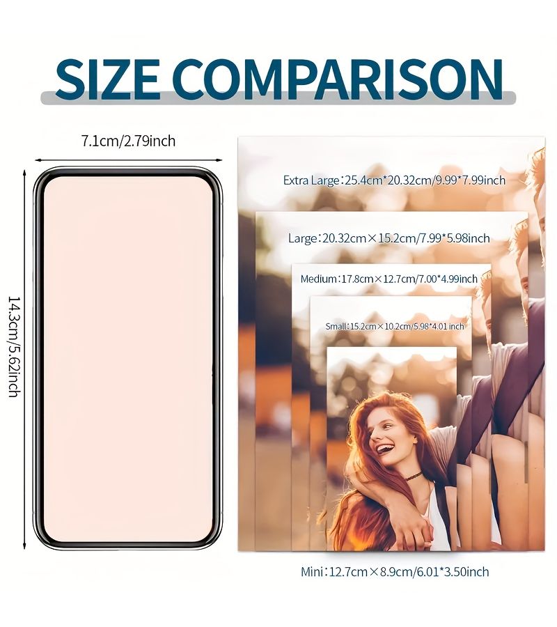 10 Pcs Custom Photo Printing Plastic Laminated Sheets 7 Inch Over Molding For Picture Preservation HD Laminates For Christmas Gifts Birthdays Couple And Pet Photos Upload Your Own Images - Image 2