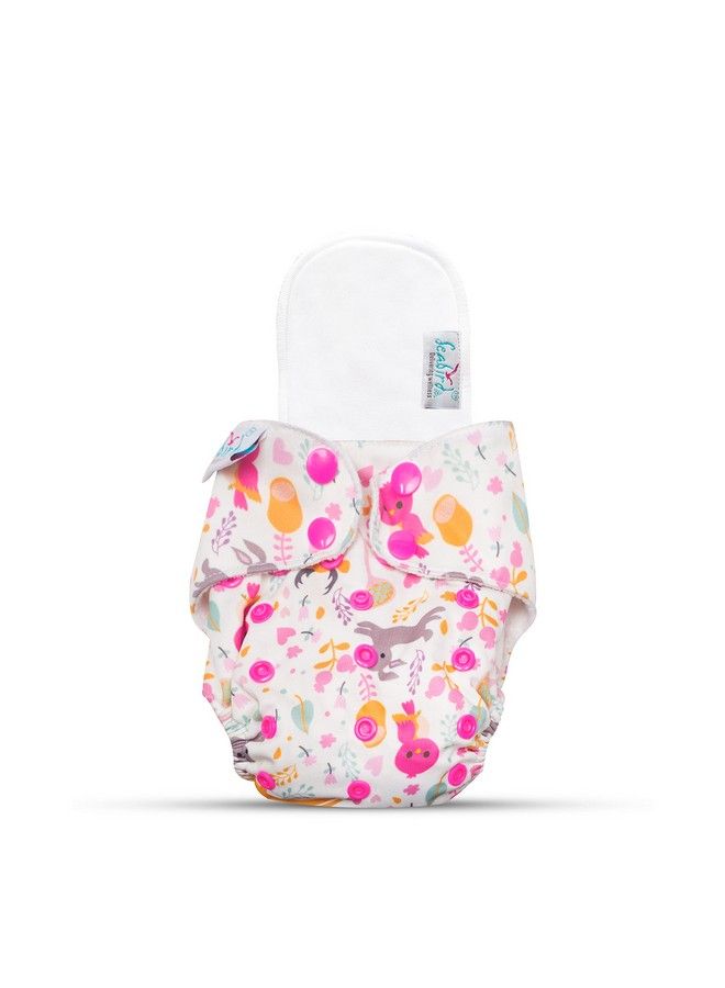 SEABIRD Premium Cloth Diaper For 3 17 Kg Kids Best Choice For New Moms Washable & Reusable Wash Upto 300Times With Insert;Pad - Image 1