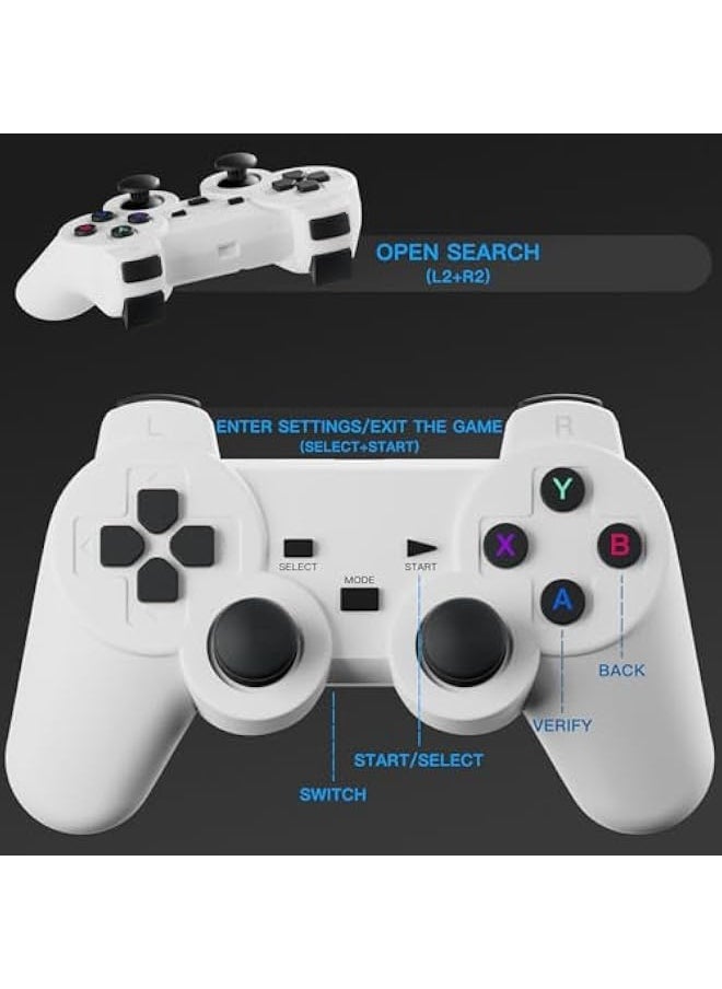 Topleo - P30 Max Projector and Game, Game Projector with Controllers, Projector and Game Console, Console Projector with Retro Games, Arcade Vision Projector with 2 Gamepads Android 11 Wifi6 Bt 4k HD Projector - Image 1