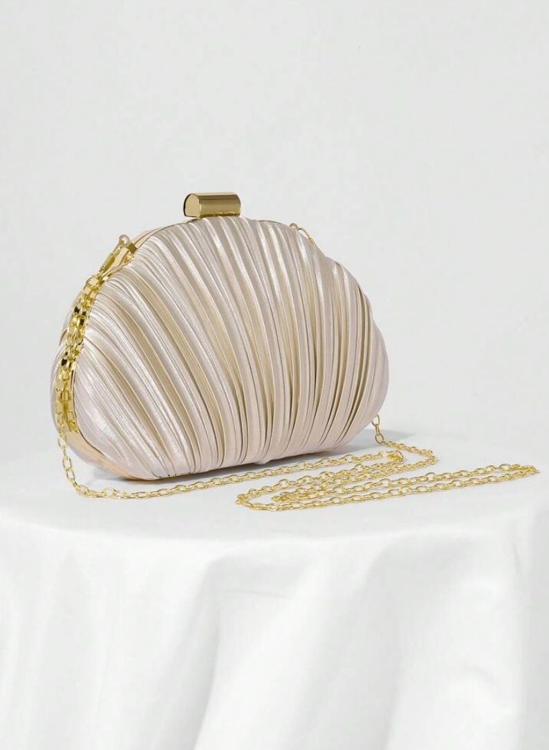 Generic Lightweight, Business Casual Rhinestone Decor Bucket Bag Mini Drawstring Design, Clear Bag Faux Pearl Bag Evening Bag, Dinner Bag Glamorous, Elegant, Exquisite, Quiet Luxury Rhinestone For Party Gir  - Image 3