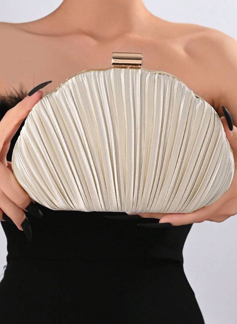 Generic Lightweight, Business Casual Rhinestone Decor Bucket Bag Mini Drawstring Design, Clear Bag Faux Pearl Bag Evening Bag, Dinner Bag Glamorous, Elegant, Exquisite, Quiet Luxury Rhinestone For Party Gir  - Image 2