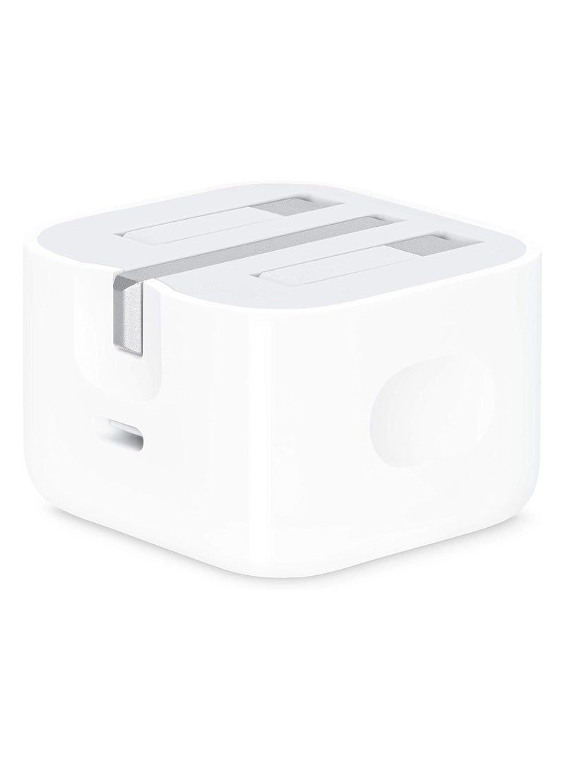 MUNTAQI 20W Power Adapter for phones Plug PD Power Adapter Wall Plug Compatible with iPhone 14 13, 13pro 12 Pro Max/12 Mini/SE (White) - Image 3