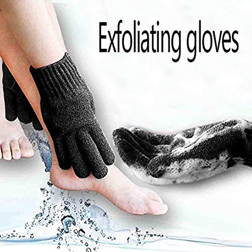 KELILO Self Tanning Mitt Set Includes Self Tanner Mitt Mini Tanning Glove Treatment Details Exfoliating Glove Self Tanner Back Applicator with Handles for Even, Streak-Free Glow - Image 4