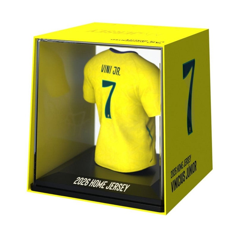 FanCollex - Vini Jr  ( Brazil )  -  Home Jersey 2026 Collectible Miniature - Image 2