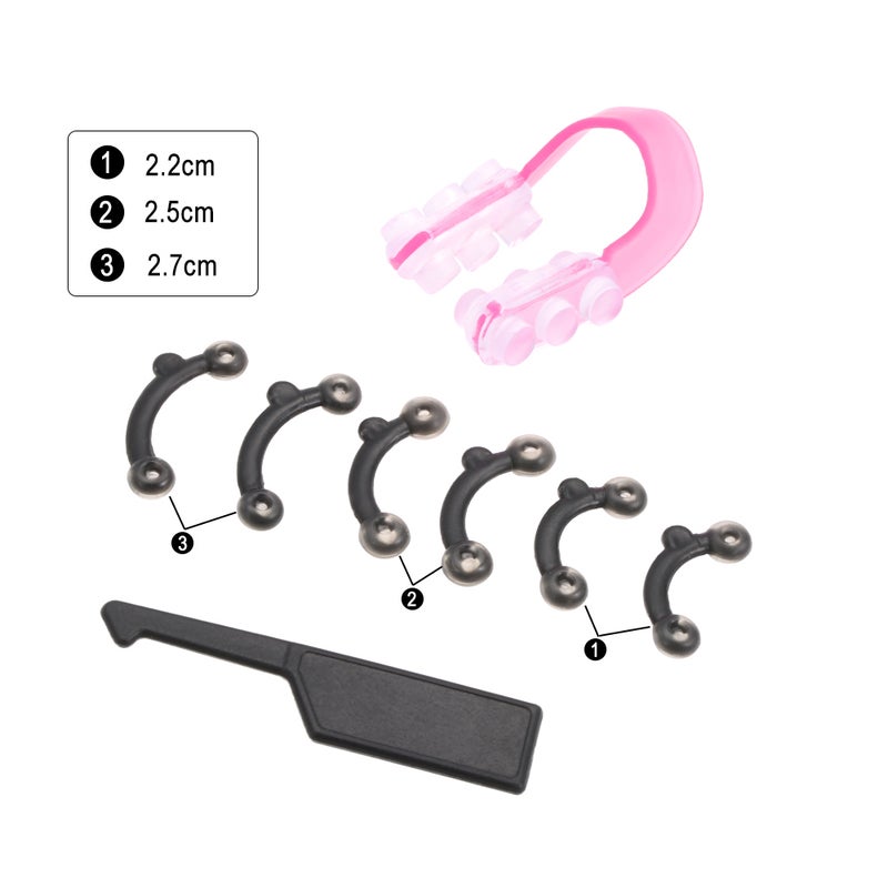 3 Pairs Nose Up Lifting Shaper Invisible Nose Shaping Clipper Bridge Straightening Clip Corrector 3 Sizes - Image 5