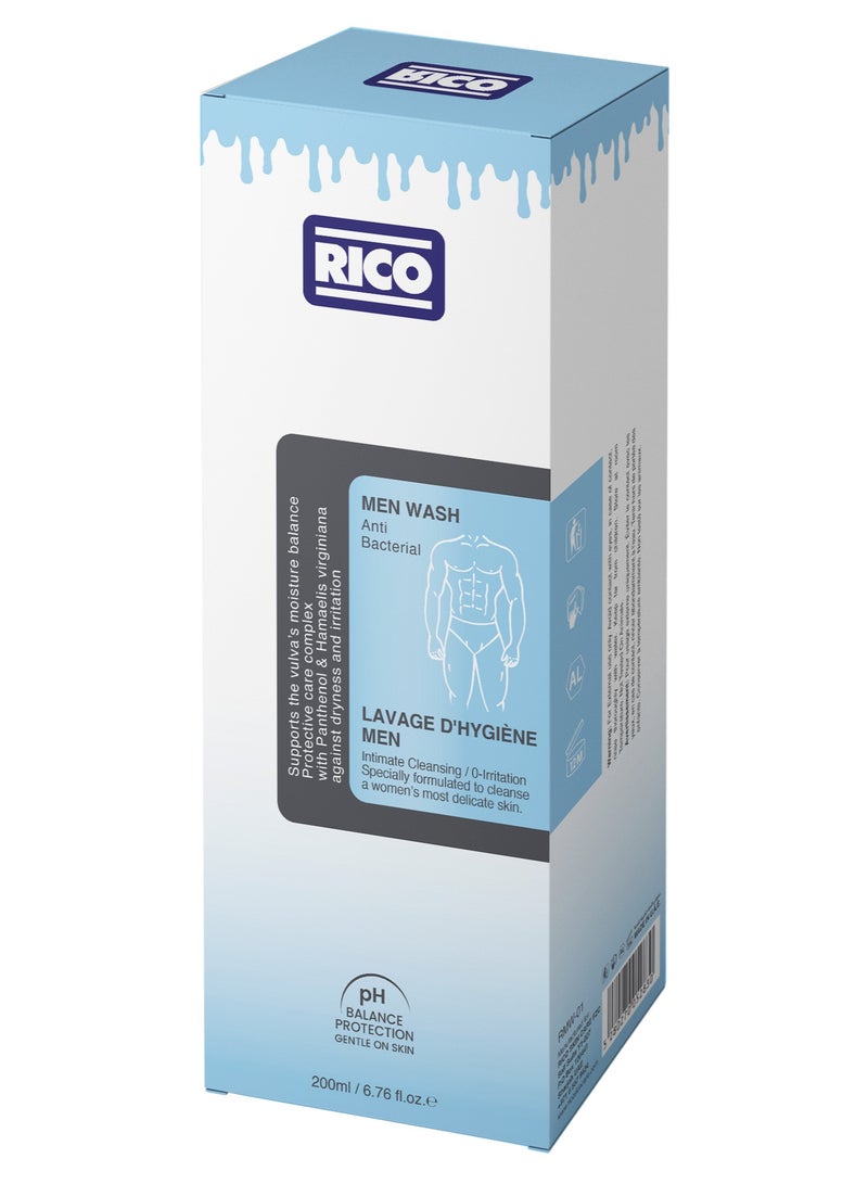 RICO Natural Intimate Wash for Men, Foam, Lavender Scent, 200ml - Image 4
