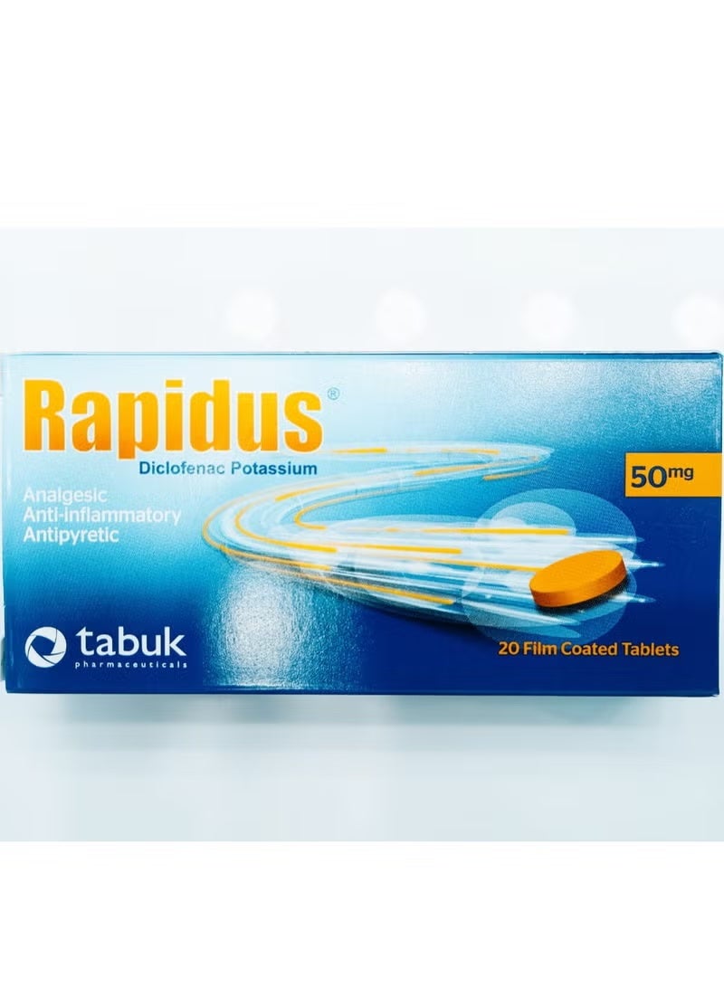 RAPIDUS 50MG TAB 20S