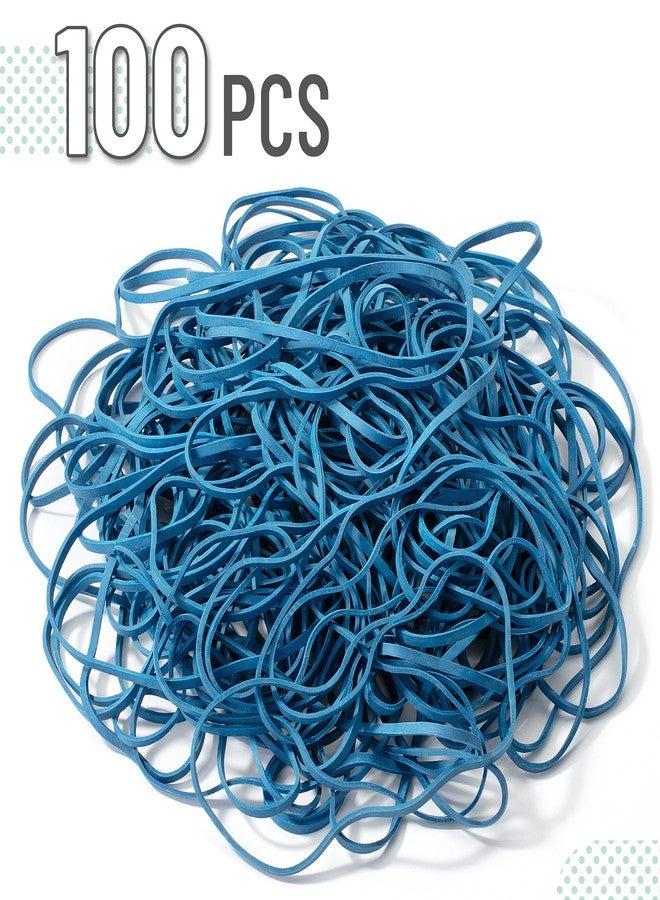 Mr. Pen- Large Rubber Bands, 100 Pack, Blue, Big Rubber Bands, Extra Large Rubber Bands, Blue Rubber Bands Large, Long Rubber Bands Office Supplies, 7 Inch Rubber Bands - Image 2