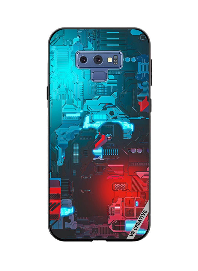 VR CREATIVE Protective Case Cover For Samsung Galaxy Note 9 Tech M7 Design  Multicolour - Image 1