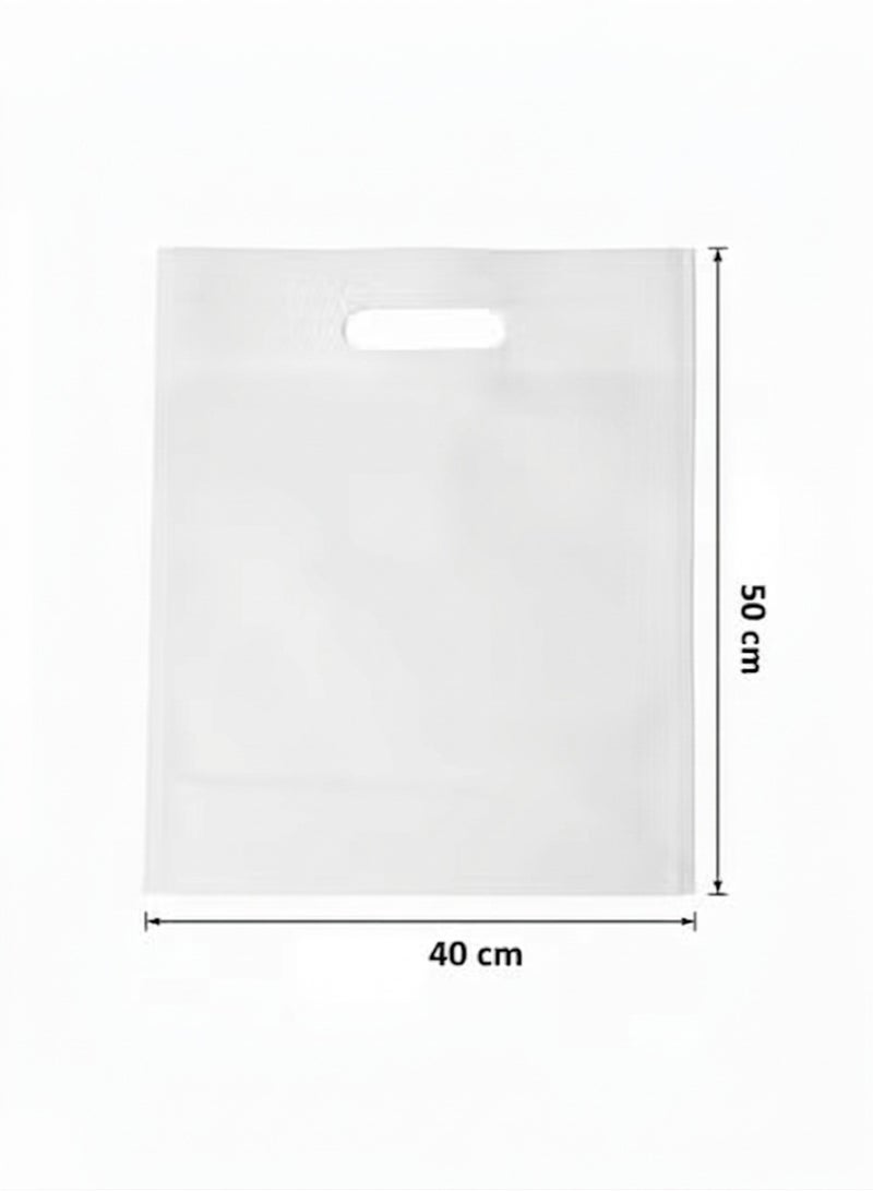Canvas Gift Bag 15 pcs white 40 x 50 cm - Image 2