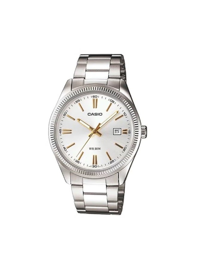 Casio His & Her Stainless Steel Band Couple Watch MTP/LTP -1302D-7A2VDF - Image 2