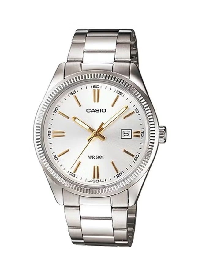 Casio His & Her Stainless Steel Band Couple Watch MTP/LTP -1302D-7A2VDF - Image 3