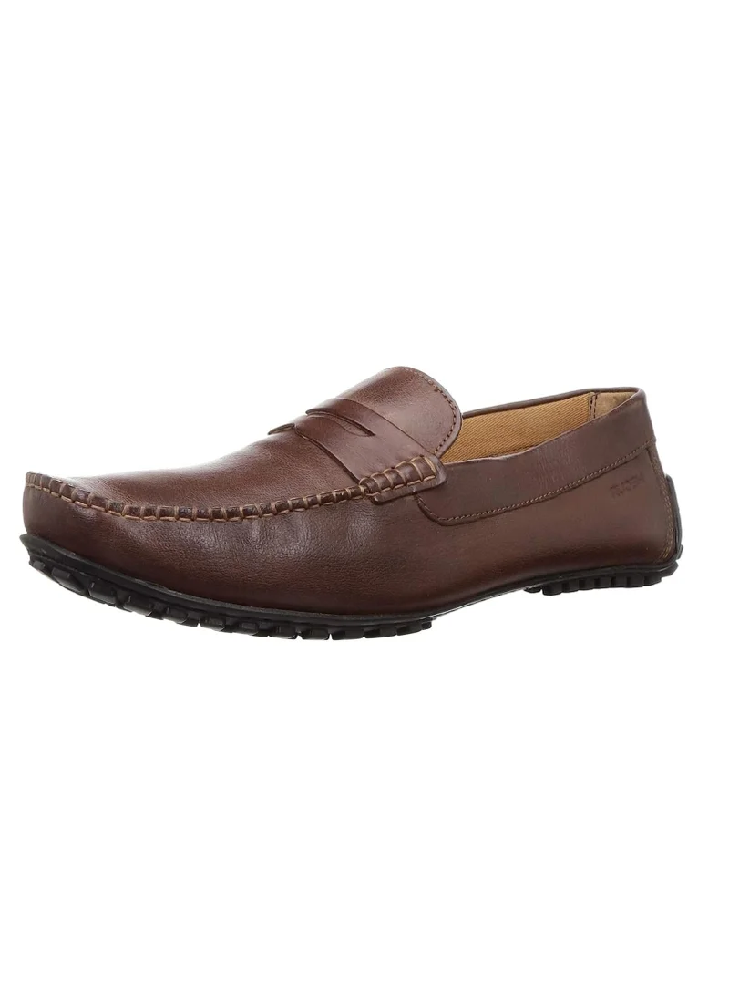 RUOSH Mens Loafer Slip on Driving Comfort Leather Work Office Formal Occasion Party Casual Wear Italian Design Anti Skid Padded Insole Fashion Premium Shoes