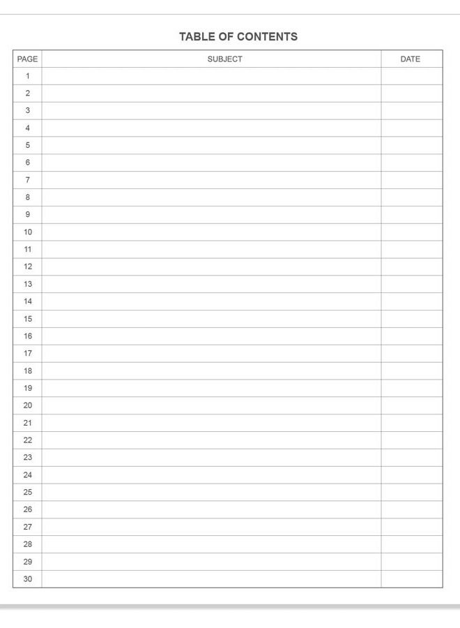 Tuun Fuplan Lab Notebook/Laboratory Notebook - (.25" Grid Format), Laboratory Notebook Quad Ruled Science Lab Book with Grid Pages: Table of Contents for Chemistry, Physics, Biology, 8" x 10", Green - Image 4