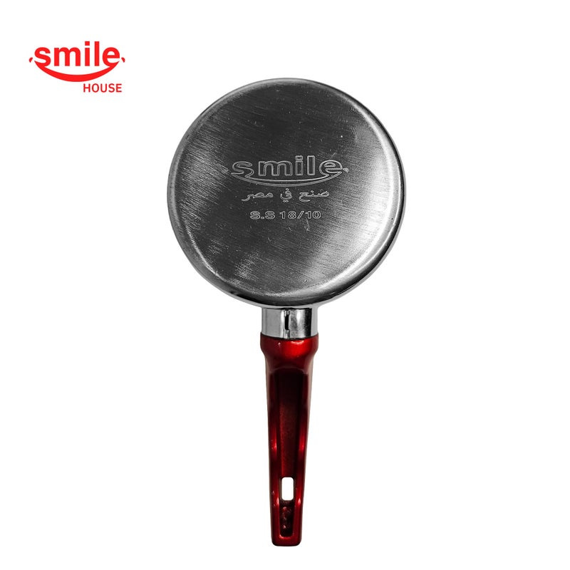 Smile House - Stainless Steel Boiler Pot - Red Handle (Size 1-300ml) - Image 4