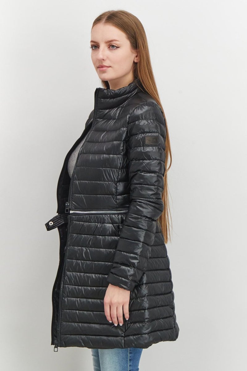 Tumi Women Long Sleeve Flex Down Walker Jacket, Black - Image 4