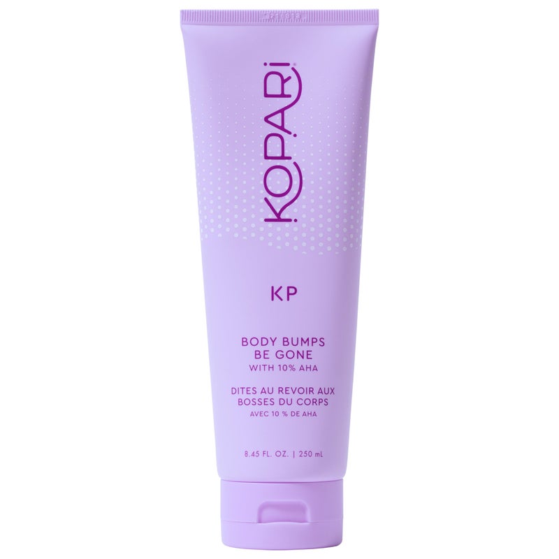 Kopari KP Body Bumps Be Gone Exfoliating Body Scrub with 10% AHA, to Smooth Skin, Reduce Bumps, Decongest Pores, Clarifying, Gently Exfoliate & Wash | 8.45 fl oz Tube - Image 1