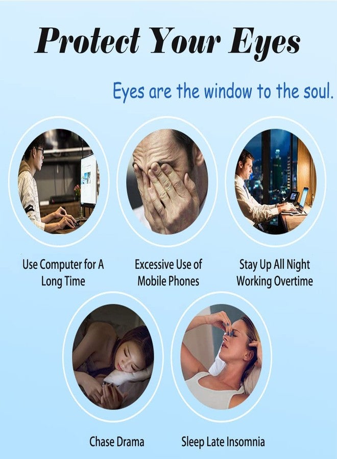 coldchill Cooling Eye Mask, Reusable Cold Eye Mask for Hot Cold Treatment for Eye Strain, Eye Swelling, Eye Redness, Puffy Eyes, Dark Circles, Smooth Fine Lines, and Eye Recover Surgery. 5 Packs - Image 3