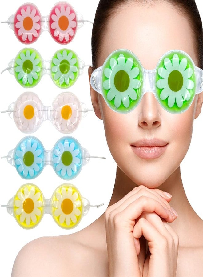 coldchill Cooling Eye Mask, Reusable Cold Eye Mask for Hot Cold Treatment for Eye Strain, Eye Swelling, Eye Redness, Puffy Eyes, Dark Circles, Smooth Fine Lines, and Eye Recover Surgery. 5 Packs - Image 1