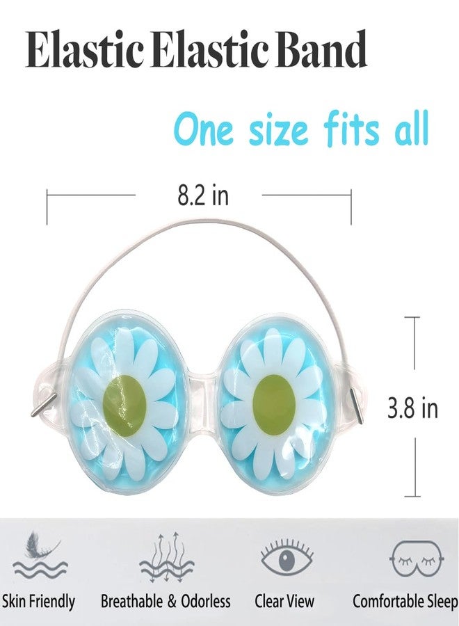 coldchill Cooling Eye Mask, Reusable Cold Eye Mask for Hot Cold Treatment for Eye Strain, Eye Swelling, Eye Redness, Puffy Eyes, Dark Circles, Smooth Fine Lines, and Eye Recover Surgery. 5 Packs - Image 2