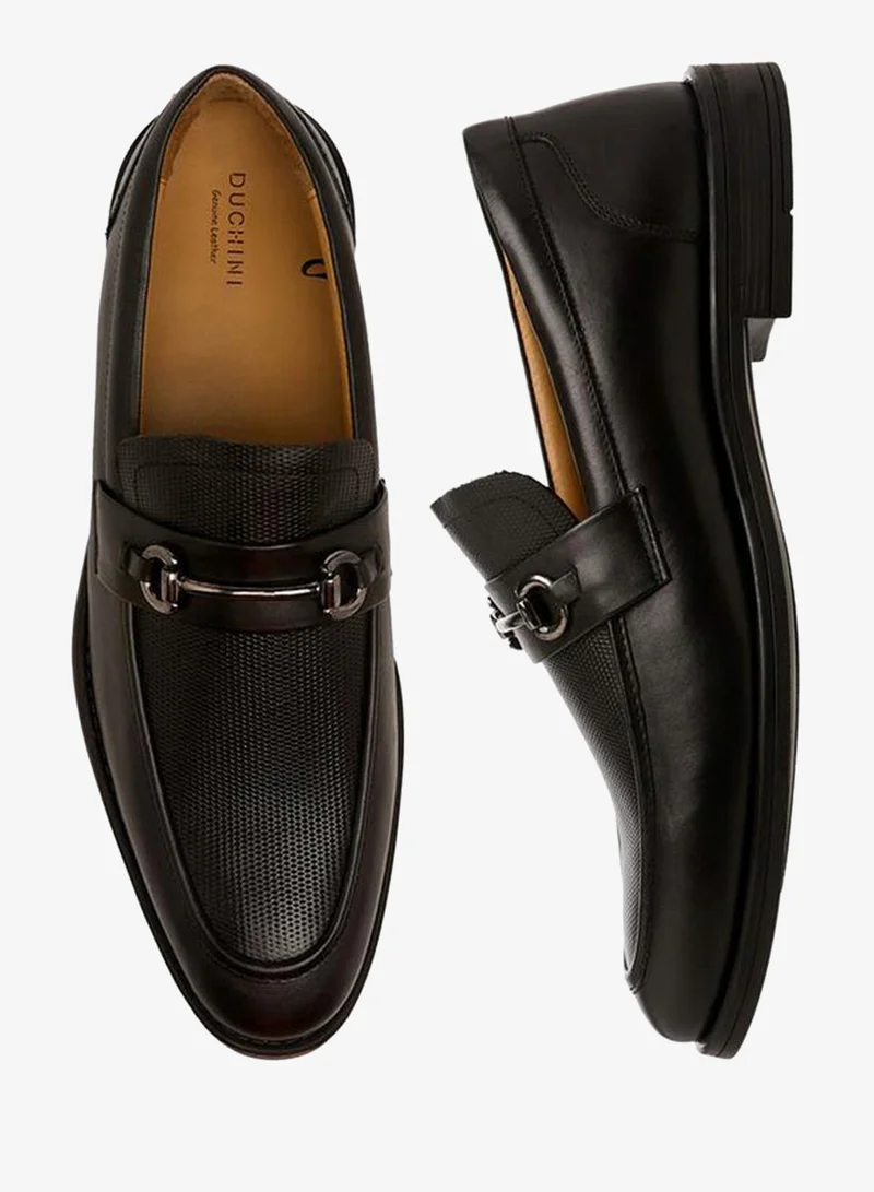 دوتشيني أحذية رجالية جلدية بنقوش