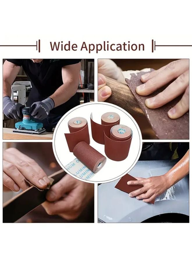 5M Sandpaper Roll 3 66 Inches Wide 800 Grit For Wet And Dry Wood Metal Car Polishing - Image 5