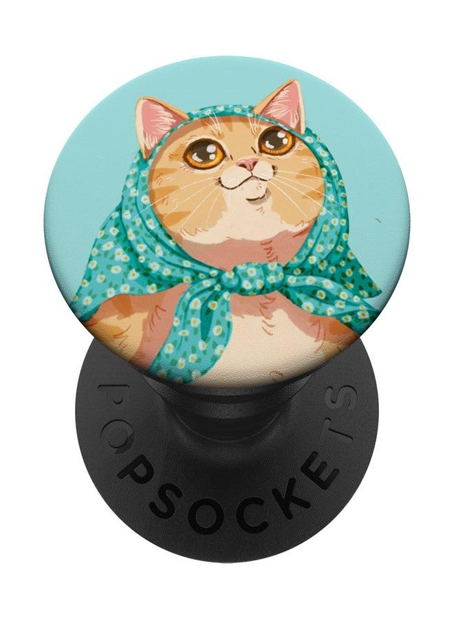 POPSOCKETS قبضة هاتف بوب سوكيت - بوب سوكيت قطة - بوب سوكيت لاصق قطة ميمو - Image 1