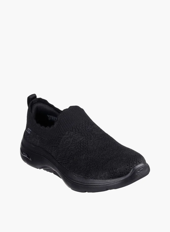SKECHERS Women's GO WALK ARCH FIT 2.0 Slip-On Sports Shoes - 125329-BBK