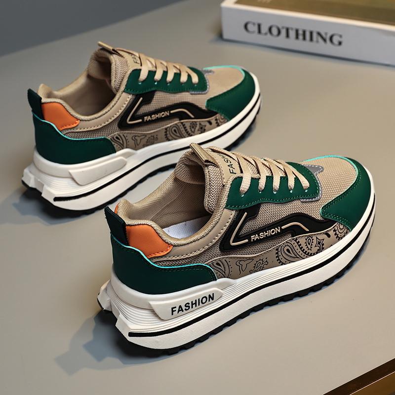 Men'S Shoes Summer Breathable Mesh Thin Forrest Gump Sports Shoes Men'S Thick-Soled Non-Slip Running Dad Shoes - Image 5