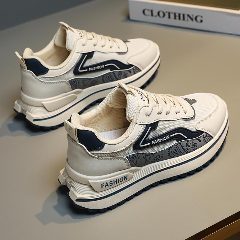 Men'S Shoes Summer Breathable Mesh Thin Forrest Gump Sports Shoes Men'S Thick-Soled Non-Slip Running Dad Shoes - Image 4